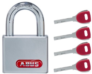 ABUS KŁÓDKA STALOWA 838/70 13.5 ODPORNA 4 KLUCZE