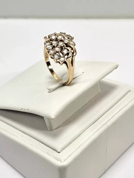 КРАСИВОЕ ЗОЛОТОЕ КОЛЬЦО С ЦИРКОНИЕМ 585 R14 5.10G