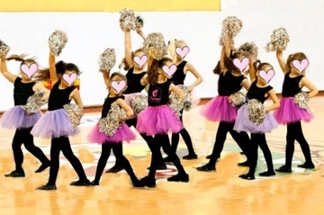 * 2 шт. ПОМПОНЫ CHEERLEADER CHEERLEADER
