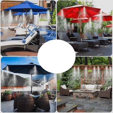 САДОВАЯ ВОДЯНАЯ ЗАВЕСА SPINNER MIST С НАСАДКАМИ ДЛЯ САДОВОЙ ТЕПЛИЦЫ 10М