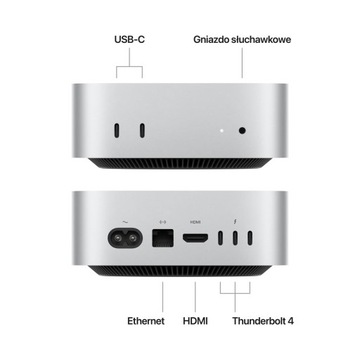 Apple Mac Mini M4 16 ГБ/1 ТБ серебро