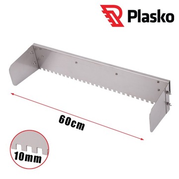 Plasko SOLID 10 PACA ZĘBATA Z OSŁONAMI 600MM