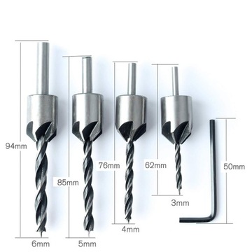 НАБОР СВЕРЛ С ЦЕНКОВЫМИ СВЕРЛАМИ 3-6 ММ