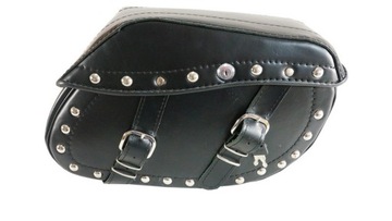 КОЖАНЫЕ МОТОЦИКЛОВЫЕ СУМКИ 42х26х18см НА МОЛНИЯХ