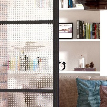 Раздвижные стеклянные двери Loft System 75 Зеркало