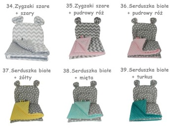 КОМПЛЕКТ ОДЕЯЛА MINKY + ПОДУШКА TEDDY BEAR ДЛЯ КОЛЯСКИ