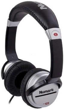 NUMARK HF-125 SŁUCHAWKI DLA DJ NAUSZNE NAGŁOWNE