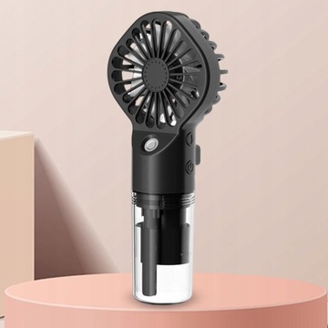 4-скоростной портативный вентилятор для путешествий, черный