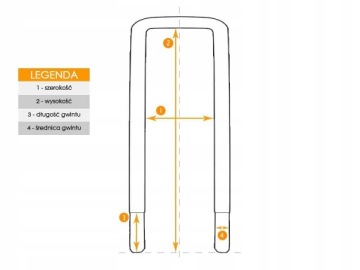 STRZEMIĘ RESORA IVECO DAILY 00> 29L/35S M12X80X175