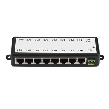8 channel poe power supply module poe injector ethernet adapter for ip cam