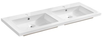Biała ceramiczna umywalka łazienkowa SP-120D