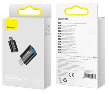 Adapter przejściówka Baseus USB-C do USB OTG 3.1