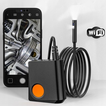 ЭНДОСКОПНАЯ КАМЕРА ДЛЯ ПРОВЕРКИ 2xКАМЕРА 5M 8+1 LED ТЕЛЕФОННОЕ ПРИЛОЖЕНИЕ WIFI FHD IP67