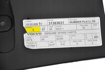 CLONA (KRYT) RÁMEČEK PODLOŽKA VOLVO XC90 2 II 13- NOVÁ
