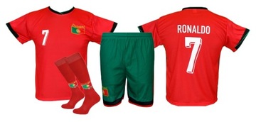 RONALDO koszulka spodenki getry PORTUGALIA roz 146
