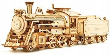 LOKOMOTYWA ROBOTIME DREWNIANY MODEL PUZZLE 3D MC501