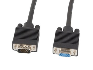 LB PRZEDŁUŻACZ VGA D-Sub 5m dł. KABEL FERRYT EKR
