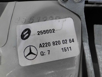 MERCEDES S CLASA W220 220 SVĚTLO ZADNÍ PRAVÁ