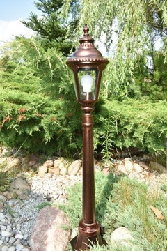 Садовый фонарь КОРИЧНЕВЫЙ/МЕДНЫЙ БАРБАДОС 3F Новинка!