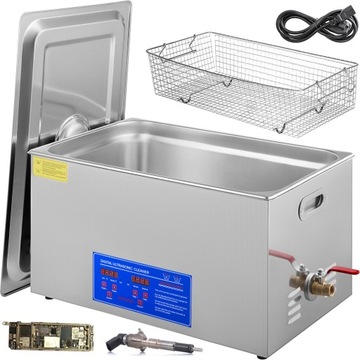 MYJKA WANNA ULTRADŹWIĘKOWA Z WYŚWIETLACZEM GRZAŁKA 1100W 30L JPS-100A KOSZ