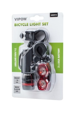 Komplet świateł do roweru lampa przód tył