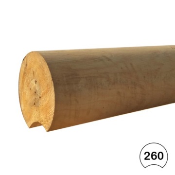 BAL DREWNIANY NA DOM Z BALA 260 mm BAL TOCZONY