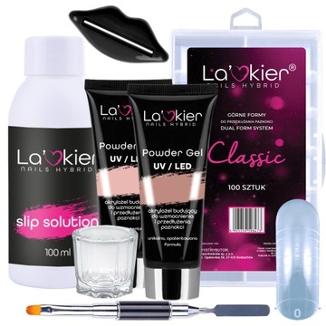 Zestaw AKRYLOŻEL duży XXL flexy gel 2x50 La'kier