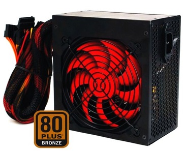 ZASILACZ 750W 80+ BLACK 14cm 4xSATA 2xPCI-e Wys.24