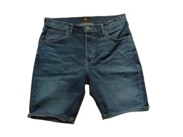 KRÓTKIE SPODENKI JEANS LEE 5 POCKET SHORT r.33 _#,,,,