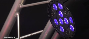 УЛЬТРАФИОЛЕТОВЫЙ светодиодный точечный светильник PAR DMX 512 стробоскоп