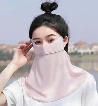 Summer Sun Protection Mask for Women Summer Breathable Face Cover Anti-UV