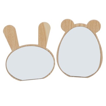 2 зеркала для девочек, принадлежности для макияжа в спальне