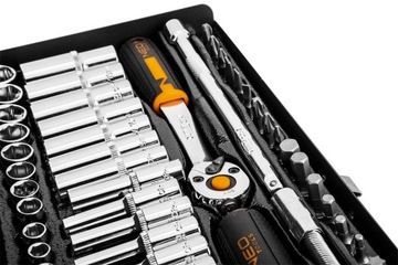 NEO Ключи торцовые 1/4', набор 63 шт. 10-008.