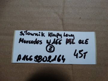 IDEÁLNÍ VZPĚRA/TLAKOVAČ KRYT LEVÝ MERCEDES ML GLE W166 1