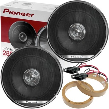 PIONEER MOCNE GŁOŚNIKI SAMOCHODOWE 280W 165MM DO VW GOLF 4 5 6 EOS VAG