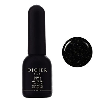 GLITTER TOP COAT NO WIPE NO 1 DIDIER LAB 10 ML