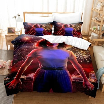KOMPLET POŚCIELI STRANGER THINGS 200x220 POSZEWKI