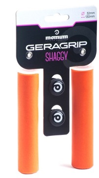 Gripy rowerowe chwyty silikonowe MOMUM SHAGGY 32mm pomarańczowe