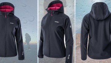 Женская ВОДОНЕПРОНИЦАЕМАЯ КУРТКА SOFTSHELL С КАПЮШОНОМ L