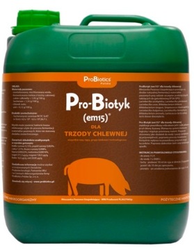 Probiotics em15 probiotyk dla trzody chlewnej 10 L