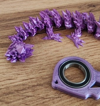 Keyspinner Keyrambit+DRAGON CRYSTAL BABY DRAGON TikTok - РОЗОВЫЙ