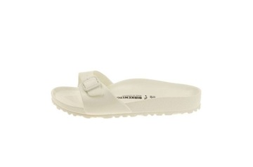 Birkenstock Madrid zdrowotne klapki damskie białe