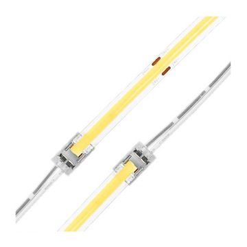 ZŁĄCZKA DO LED TAŚMA COB 8mm KABEL JEDNOSTRONNA`