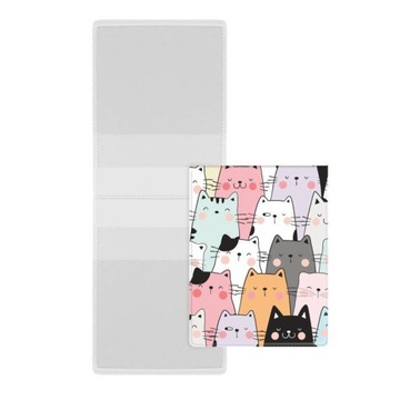 ETUI NA LEGITYMACJĘ OKŁADKA NA LEGITYMACJĘ SZKOLNĄ na DOKUMENTY KOTKI