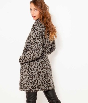 CAMAIEU PŁASZCZ ANIMAL PRINT 89J XXH__L