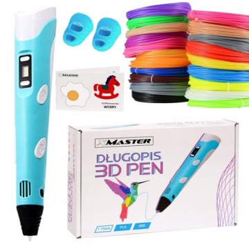 ШАБЛОНЫ РУЧКИ ДЛЯ 3D ПРИНТЕРА + ВСТАВКИ PCL 50M 50-60C НАБОР ДЛЯ ДЕТЕЙ