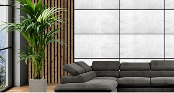 Декоративная стеновая панель 100х50 см Имитация архитектурного бетона