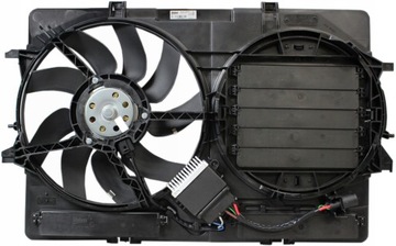 Wentylator + obudowa + moduł sterujący AUDI A4 A5 B8 07-16 8K0121207B