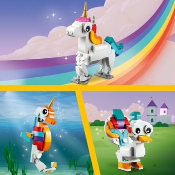 LEGO Creator 3in1 31140 Волшебный подарок единорога