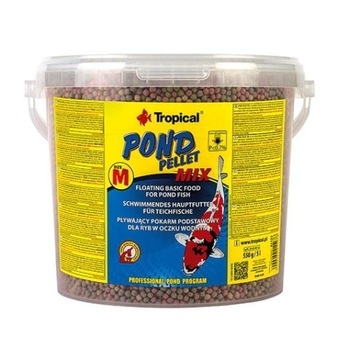 TROPICAL POND PELLET MIX 5l POKARM DLA RYB W OCZKU